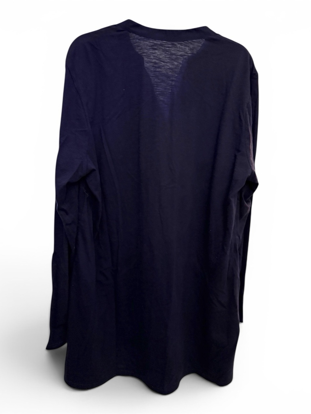 Coldwater Creek XL 16 Navy Embellished Tunic Blouse Coastal Grandmother - Picture 3 of 6